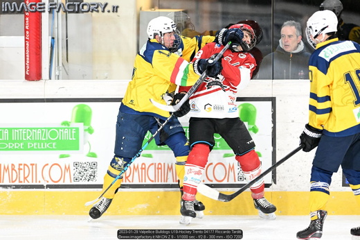 2023-01-29 Valpellice Bulldogs U19-Hockey Trento 04177 Riccardo Tarditi